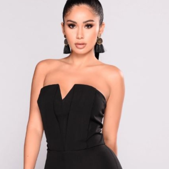 Fashion Nova -Miss Moody Jumpsuit - Black - Picture 4 of 6